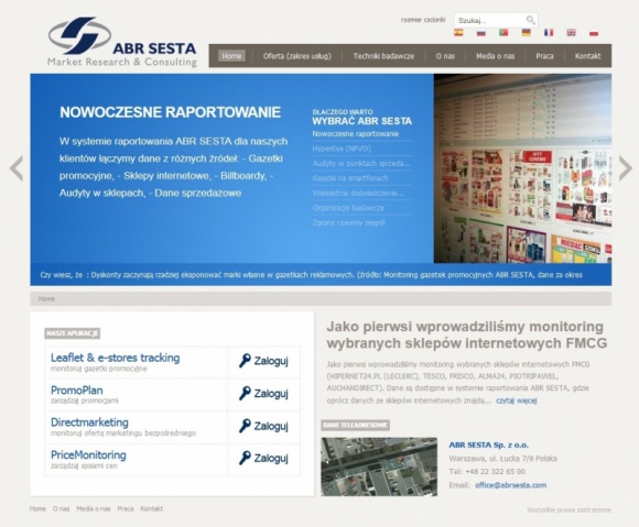 ABR SESTA już 17 lat na polskim rynku! BIZNES, Firma - Agencja badawcza ABR SESTA w tym roku obchodzi 17-lecie istnienia swojej działalności.