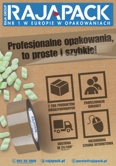 Innowacyjność dla większej efektywności BIZNES, Firma - Nowy katalog RAJAPACK