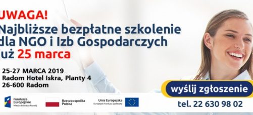 Bezpłatne szkolenie dla NGO w Radomiu