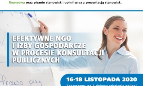 Bezpłatne szkolenie online dla NGO! RODO, prawo pracy, finanse, konsultacje